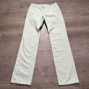 Bonobos Pants Mens 29 Green Chino Slim Straight Cotton Stretch Chino 29x32 Adult